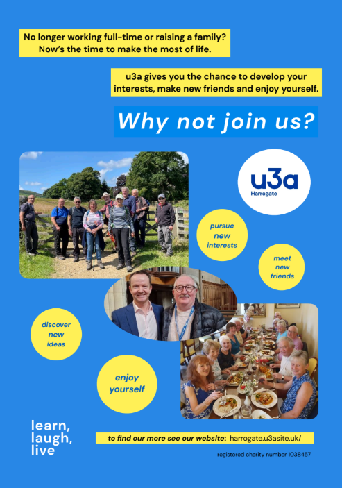 Harrogate u3 poster - Why not join us?